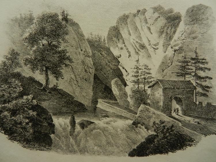 Gravures: Environs de la Chartreuse de Grenoble – D'occasion à Risch par Antikfee 1