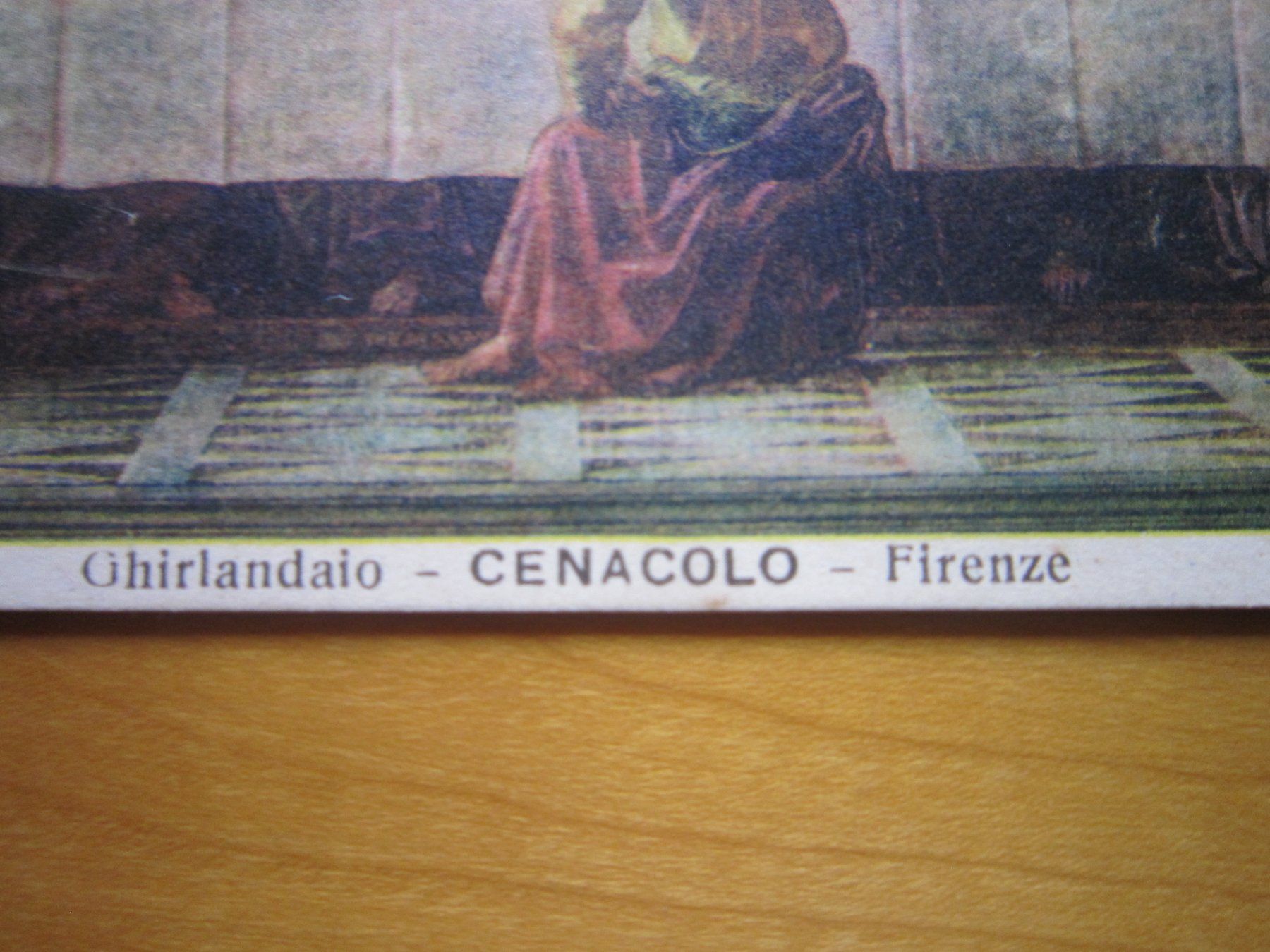 Ansichtskarten: No 17 Postkarte Cenacolo Firenze – Gebraucht aus Gordola von Polentaefung 1