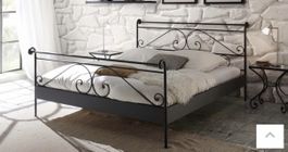 Metallbett 160 × 200 cm ohne Matratze