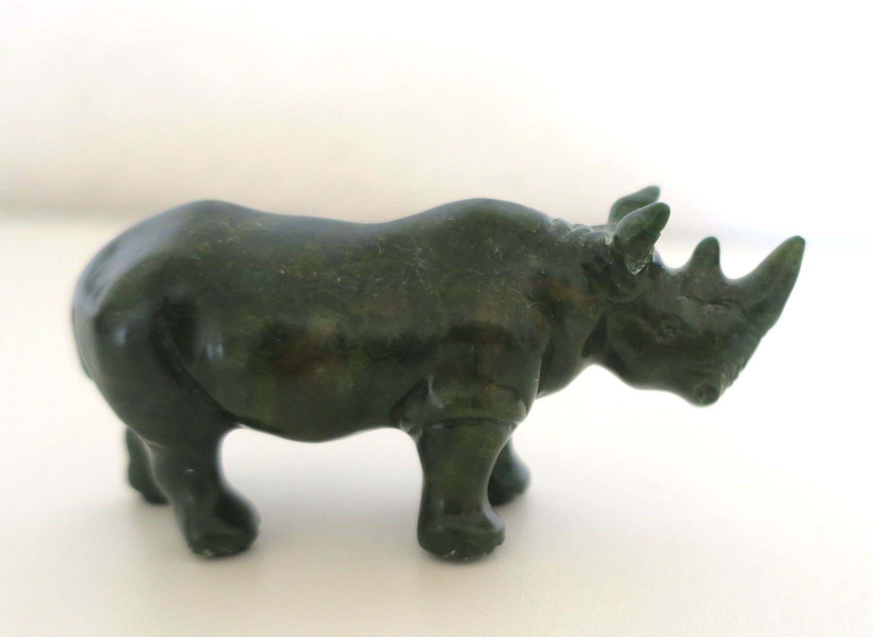 Statuette: Grosse Verdit Figur Nashorn Halbedelstein – Usato da Staad SG venduto da 4bu4 1