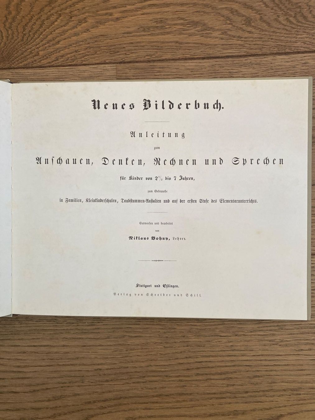 Livres: antikes Bilderbuch von N.Bohny – Neuf avec emballage d'origine à Zollikofen par gamel01 1