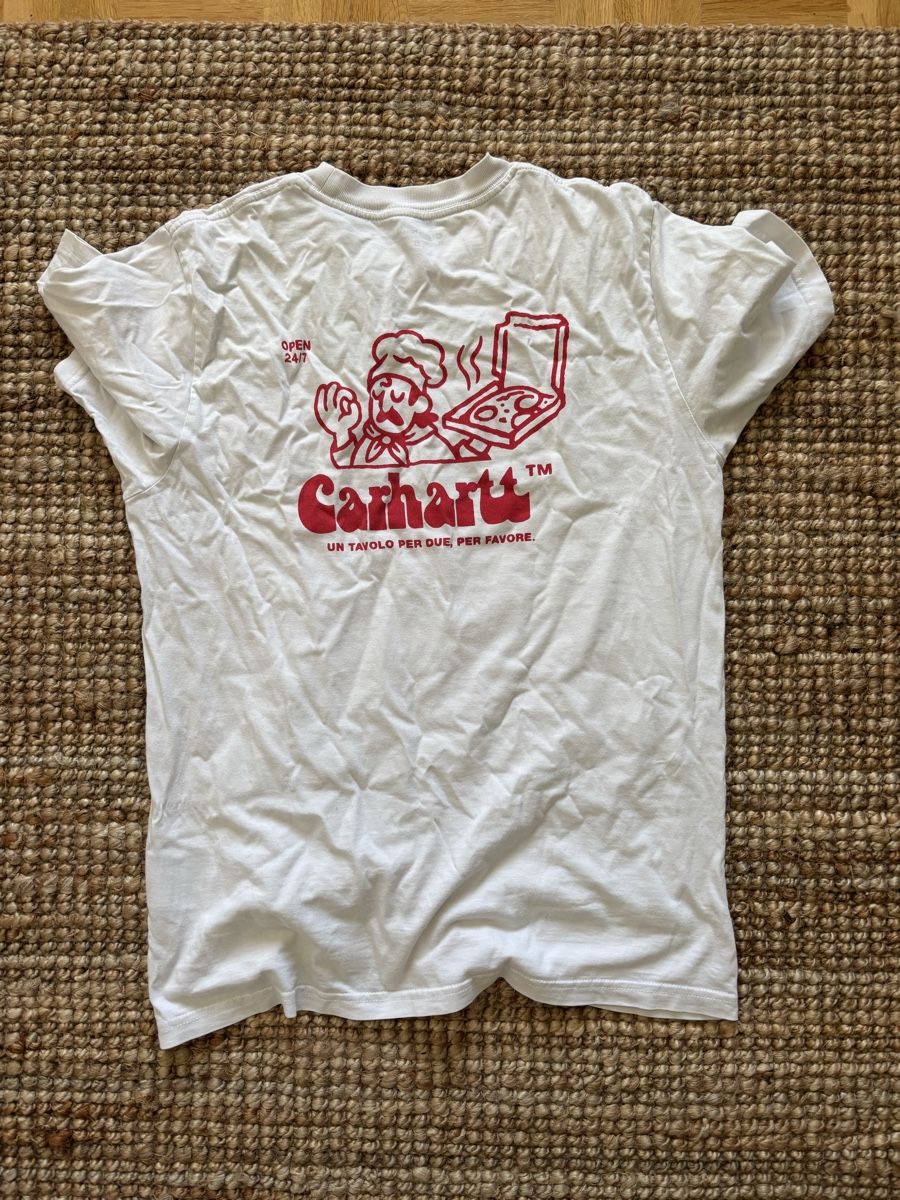 Carhartt T-shirt: Carhartt T-Shirt Pizza Design – Usato da Tägerwilen venduto da vivlara 2