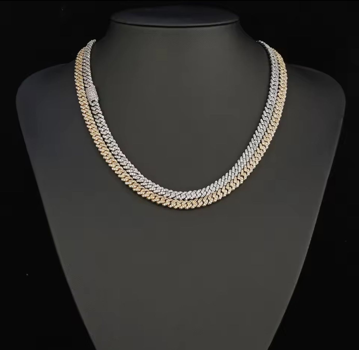 Catenine: Iced out Kette Silber 55 cm x 6mm – Nuovo e nell'imballaggio originale da Suhr venduto da ChronixChronometer 7