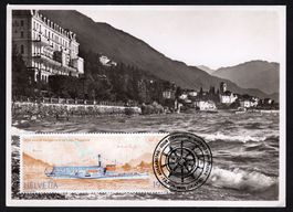 Maximumkarte Schifffahrt Lago Maggiore, Brissago