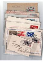 Schweiz, 9 Flugpostbriefe 2