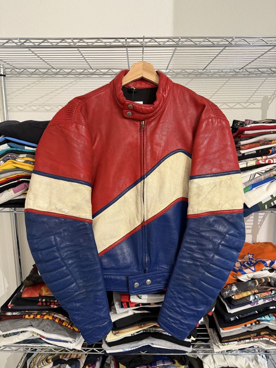 Vestes: 70’s Vintage Leather Biker Jacket Size S – D'occasion à Lausanne par user1020rnt