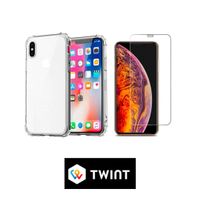 iPhone Xs Max hybrid  Hardcase Hülle mit glass