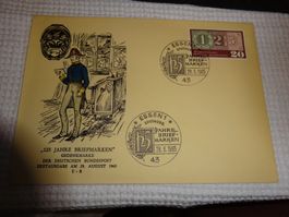 Ersttagsbrief 125 Jahre Briefmarke 28.8.2965 Essen 1