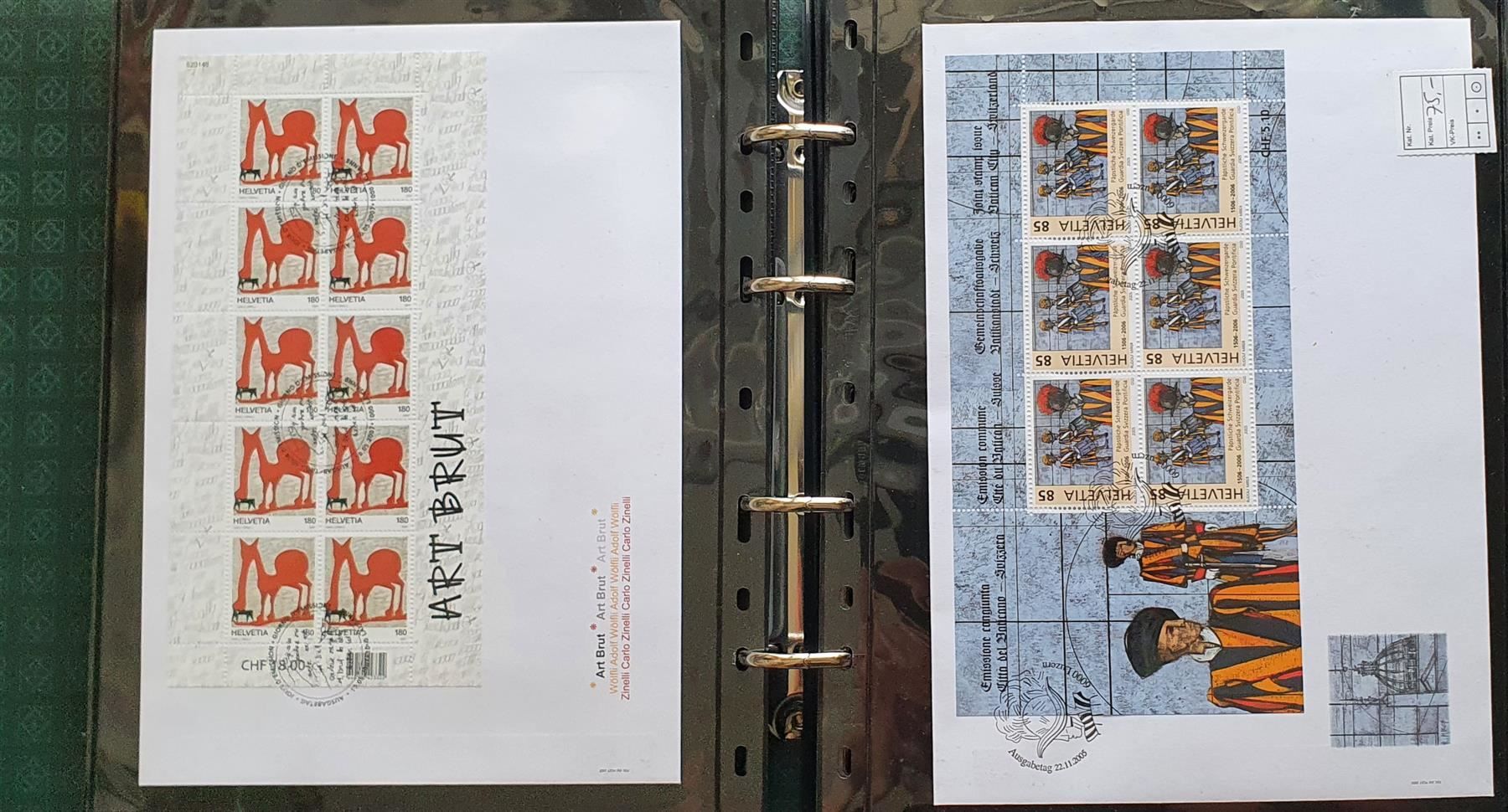 Tutti i francobolli: Kleinbogen-Sammlung auf FDC – Usato da Kreuzlingen venduto da Rschweiz1 4