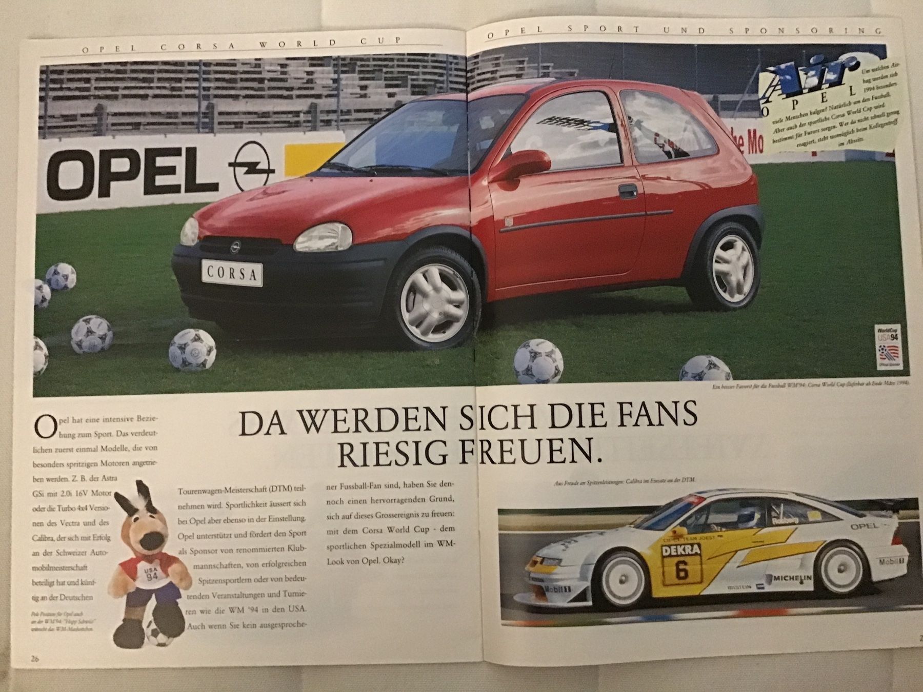 Opel Documenti: Opel Programm Verkaufsprospekt 1994 32 Seiten – Usato da Scherzingen venduto da Starseller62 8