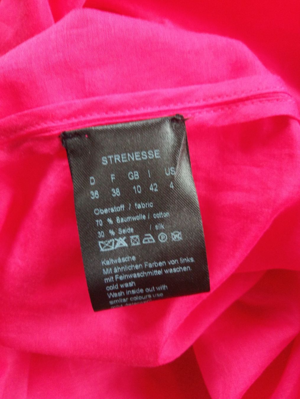 Strenesse Camicette: Pinke Bluse von Strenesse – Nuovo (secondo la descrizione) da Zürich venduto da philoumena 3