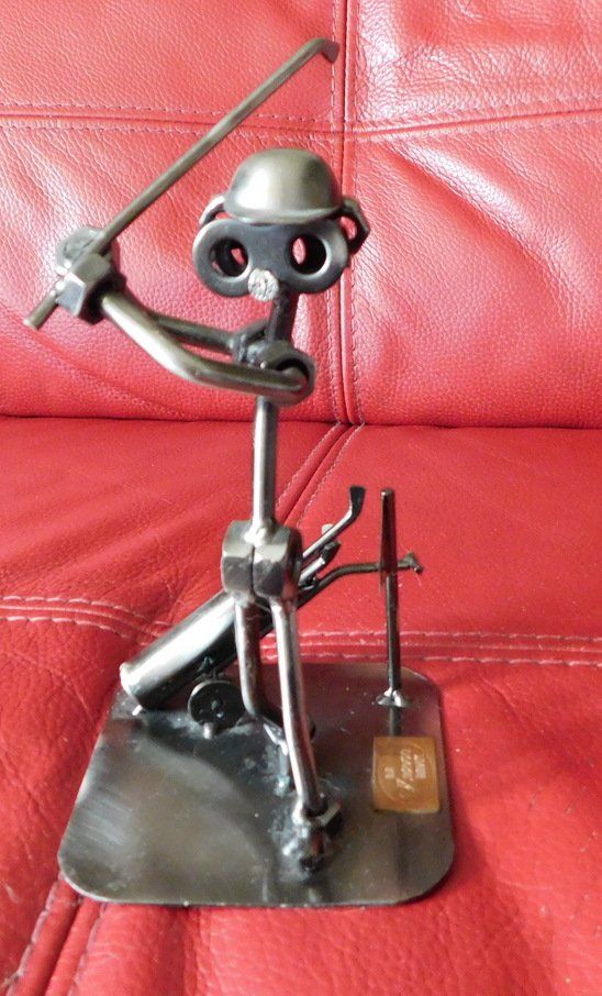 Sculture & Statue: Schraubenmännchen, Golfer – Usato da Villnachern venduto da Schnugelchen 1