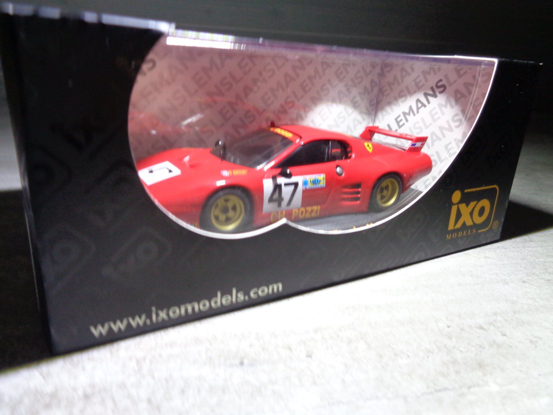 Ferrari Modellini d'auto: Ixo 1:43 Ferrari BB512 24 Heures du Mans 1981 – Nuovo e nell'imballaggio originale da Reconvilier venduto da rallycar