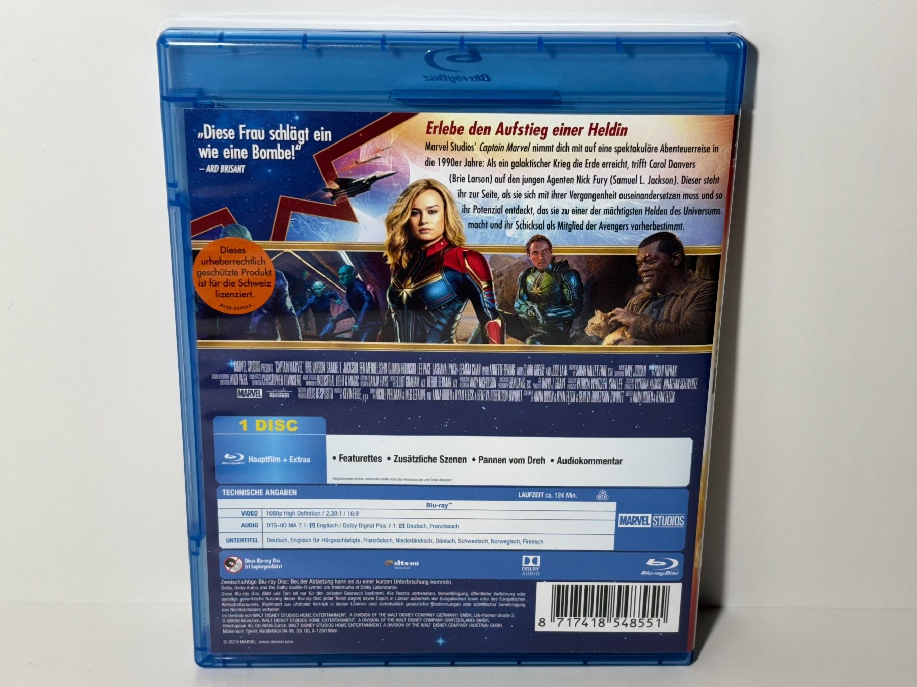 Alle DVDs: Captain Marvel Blu Ray – Gebraucht aus Wilderswil von Sstriker 1