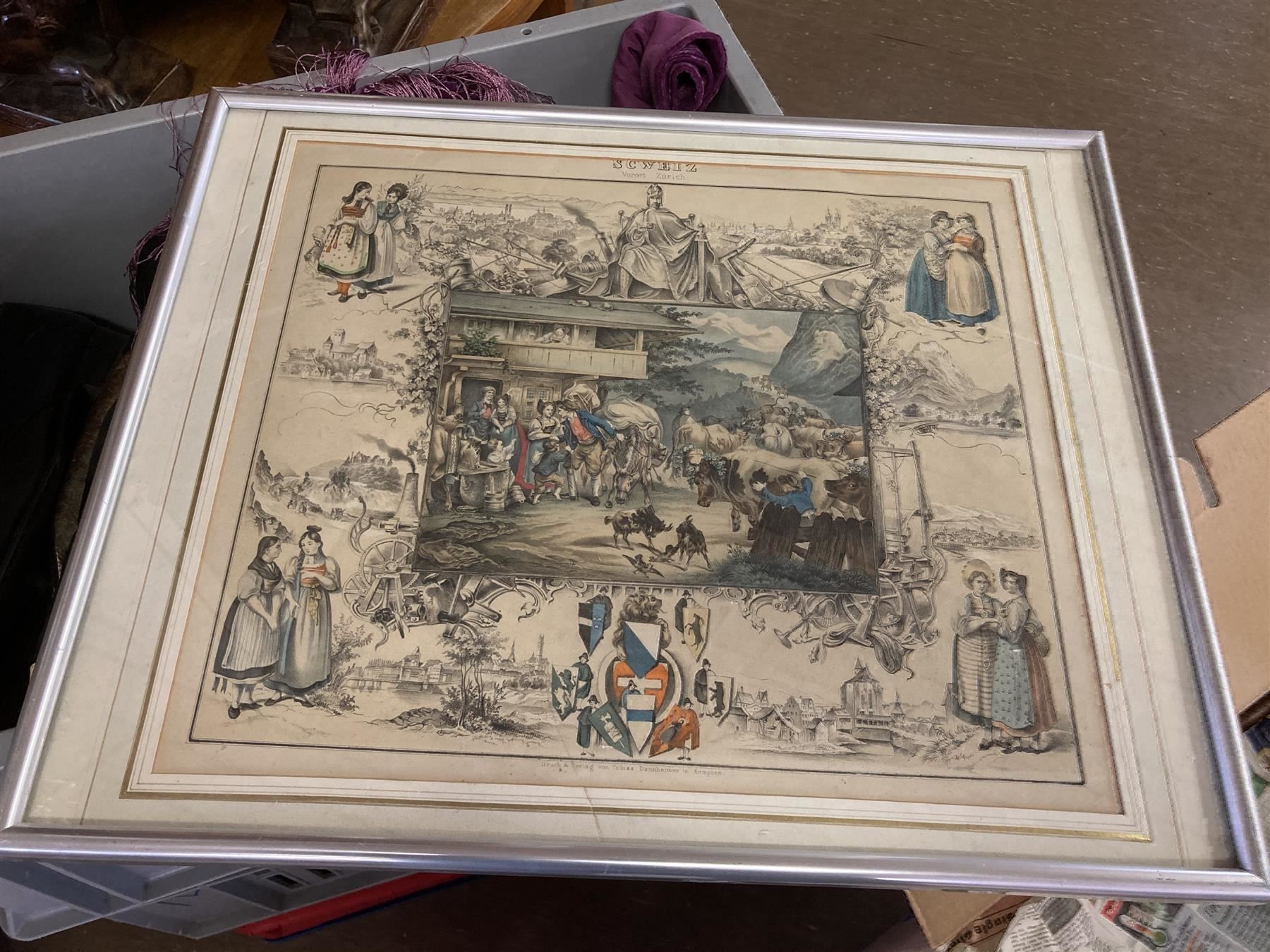 Grafiken & Lithographien: (ca) Antike Litho Zürich – Gebraucht aus Bern von Jwpm66