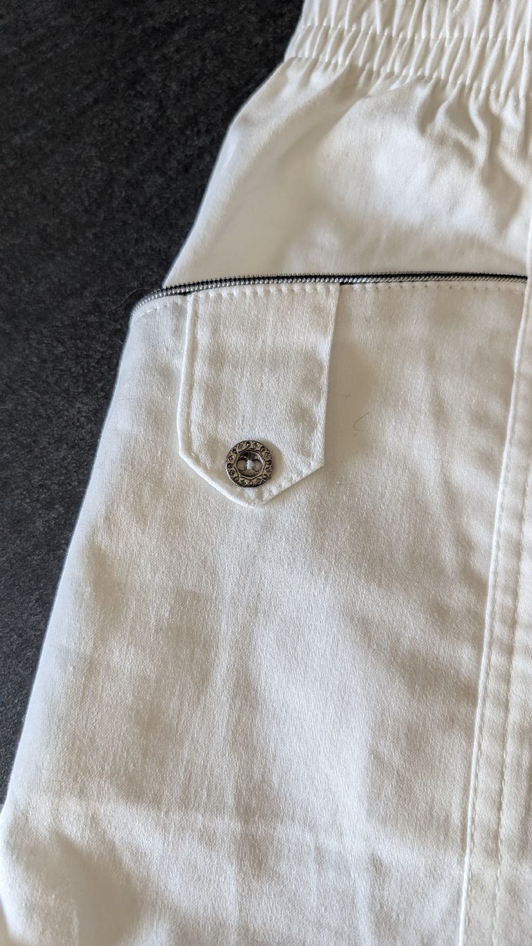 Pantaloni: Short "Afibel" blanc type pantacourt  – Nuovo (secondo la descrizione) da Tentlingen venduto da ConfrontaDore 2
