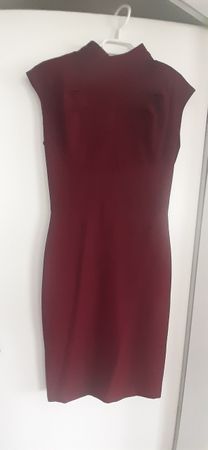 Ivy & Oak Kleid, bordeauxrot, elegant, Gr. 34