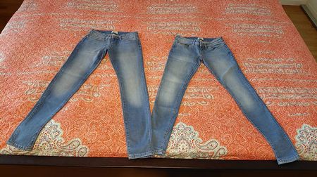 2 Paar Neuwertige Jeans von Only Grösse 26 Länge 32