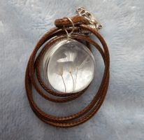 Neu! Kette mit Anhänger Löwenzahn Samen in Kugel