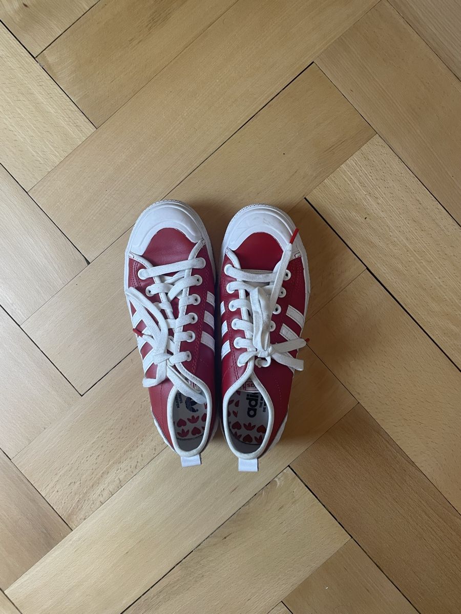 Scarpe da donna: Adidas Nizza RF Platform 'Heart Embossed - Scarlet' – Usato da Bern venduto da llina257 1