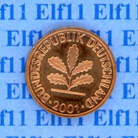 DEM___0.01 2001A stgl aus Münzsatz 1 Pfennig
