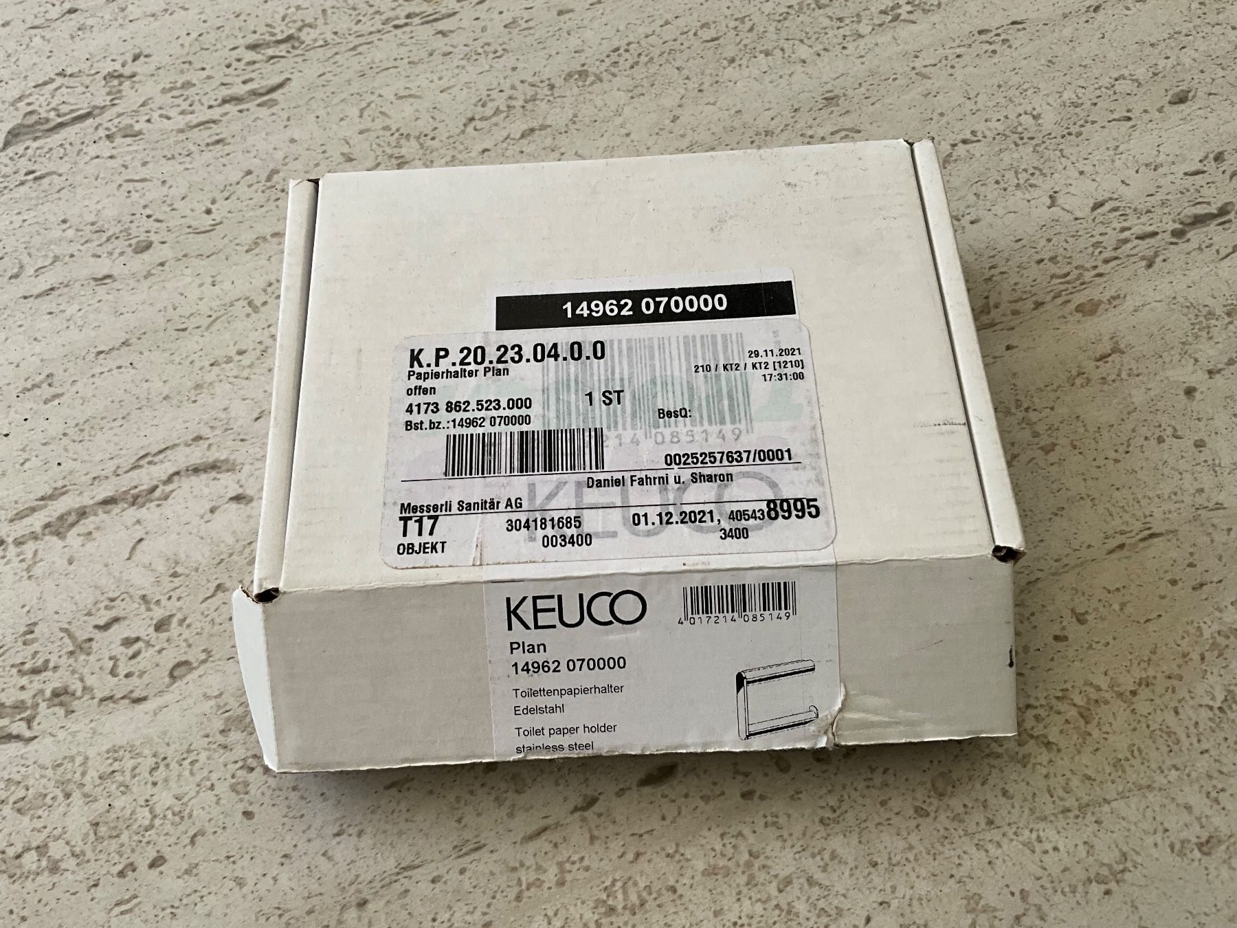 Keuco Sonstige Bad-Accessoires: Toilettenpapierhalter – Neu und originalverpackt aus Thun von tho_l6tf