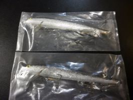 2 anciens poissons nageurs 13 cm Japan