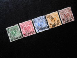 DR Mi6a/7d/8b/9b/10c Türkei 1889 Mi 115€