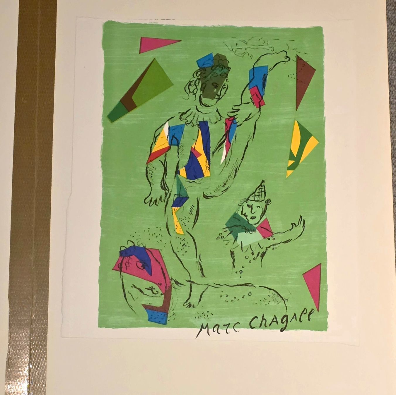 Grafiken & Lithographien: Marc Chagall - Farblithografie "Le cirque" - drucksigniert – Gebraucht aus Reinach BL von Pendling 1