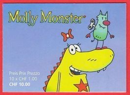 2016 Markenheft  Molly Monster  O-136  ** Postfrisch 10x1Fr.