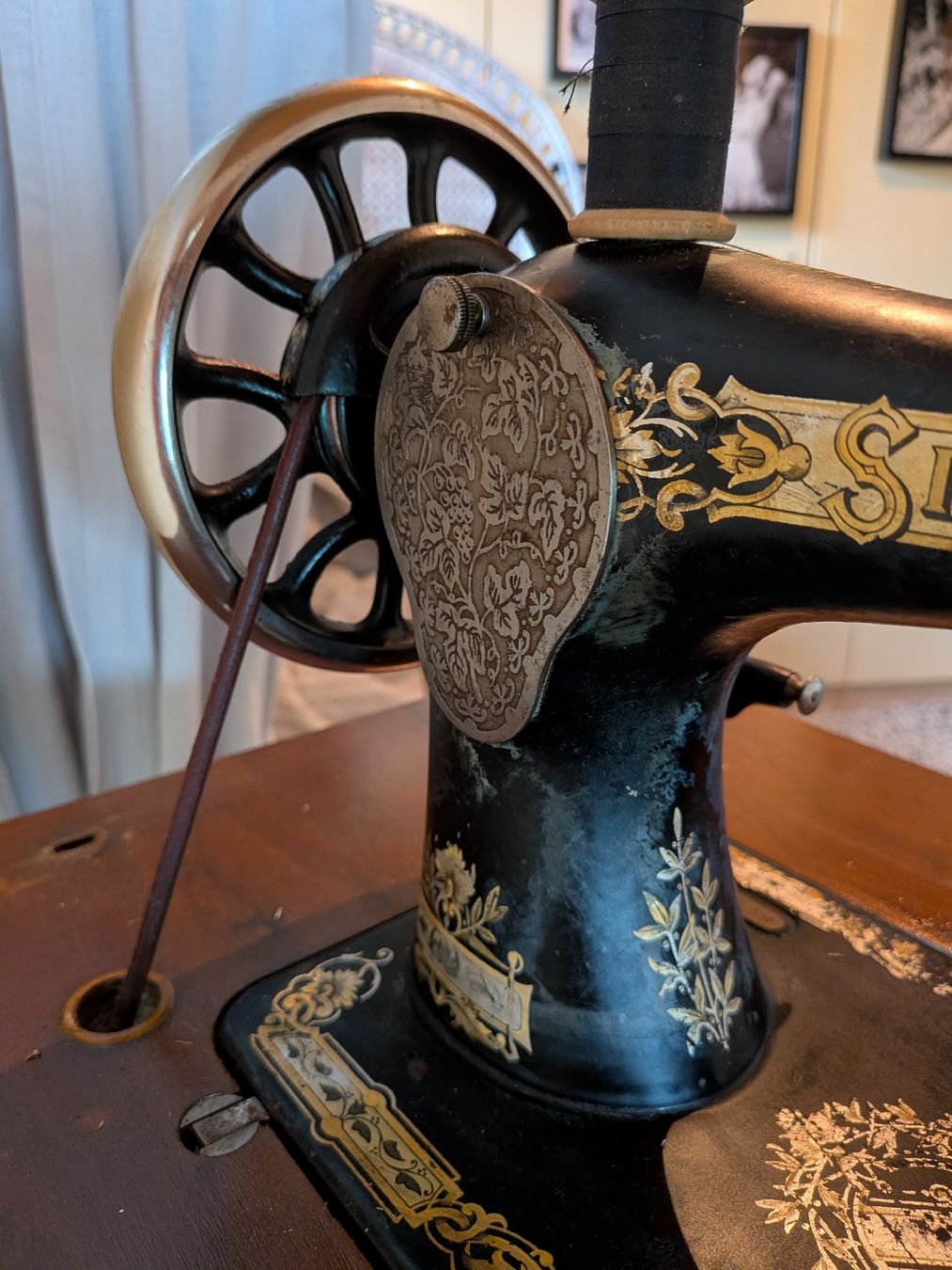 Singer Macchine da cucire: Machine à coudre Singer ancienne - Objet de collection! 54 – Usato da Courtemautruy venduto da ste_zxq5 8