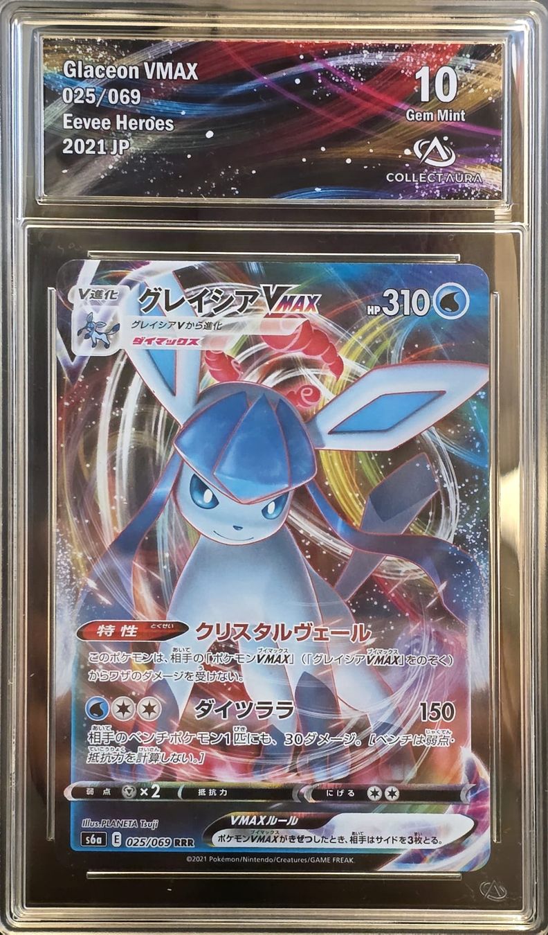 Pokémon Carte collezionabili: Glaceon VMAX 025/069 Gem Mint 10 – Nuovo (secondo la descrizione) da Le Lignon venduto da Nathium
