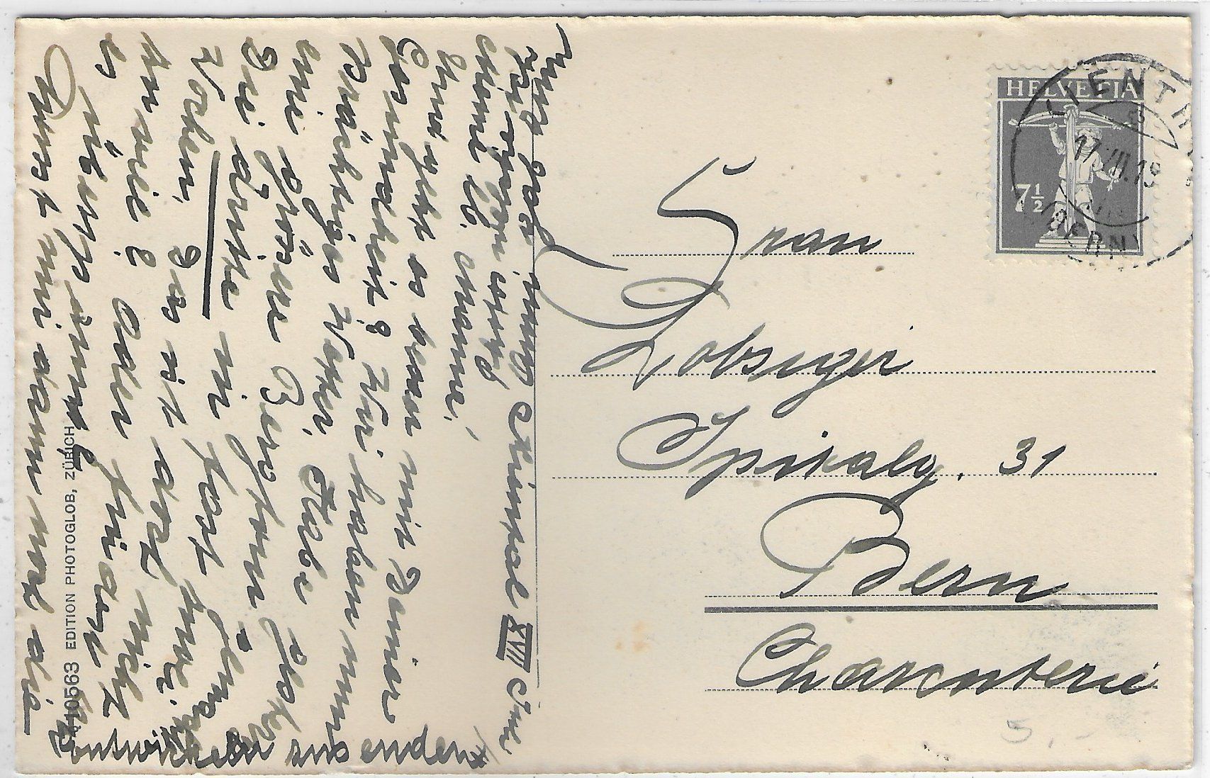 Cartoline postali: Kiental - Blüemlisalp und Golderhorn – Usato da Ettingen venduto da Kartenplanet 1