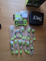 2025 JDiag M3OO Motorrad Diagnosegerät, OBD2-Scanner FULLset