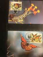 WWF Mexiko 1988 Schmetterlinge Monarch Satz Maximumkarten