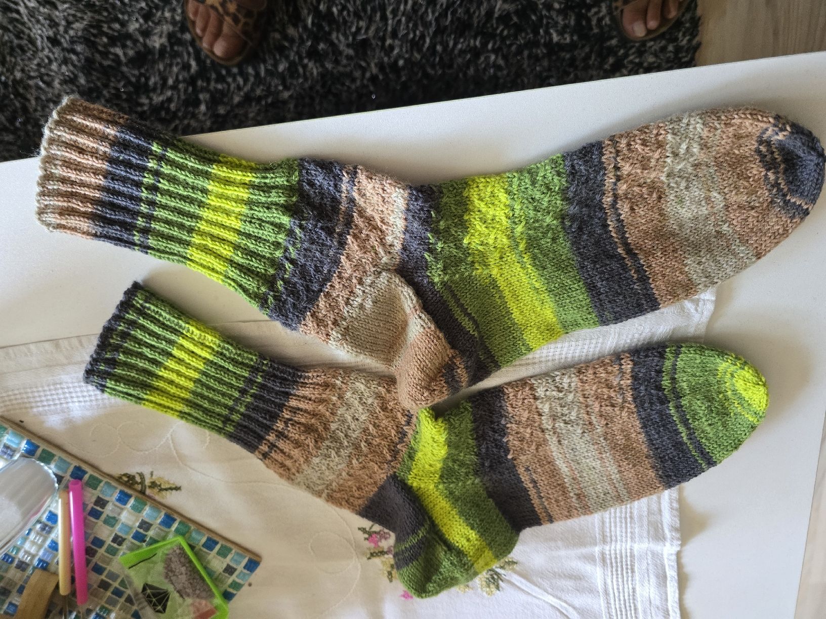 Calze: handgestrickte Socken – Nuovo e nell'imballaggio originale da Matten b. Interlaken venduto da sonnyboy22