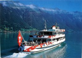 BRIENZ Schifffahrt MS Jungfrau Brienzersee, Stempel Schiff