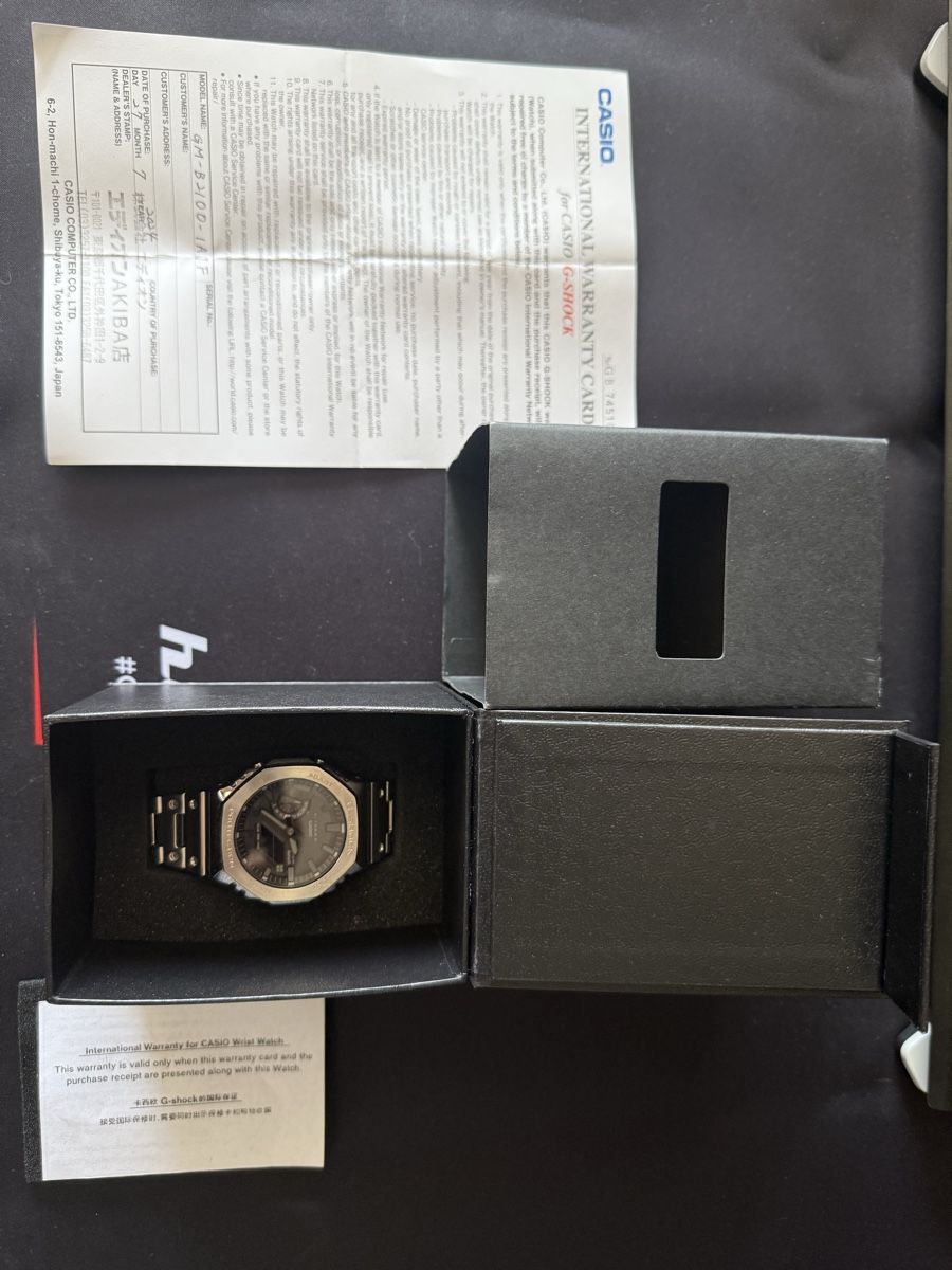 Casio Orologi: Montre Casio G-Shock B-2100 état neuf  – Nuovo (secondo la descrizione) da Bern venduto da Awad_younes 1