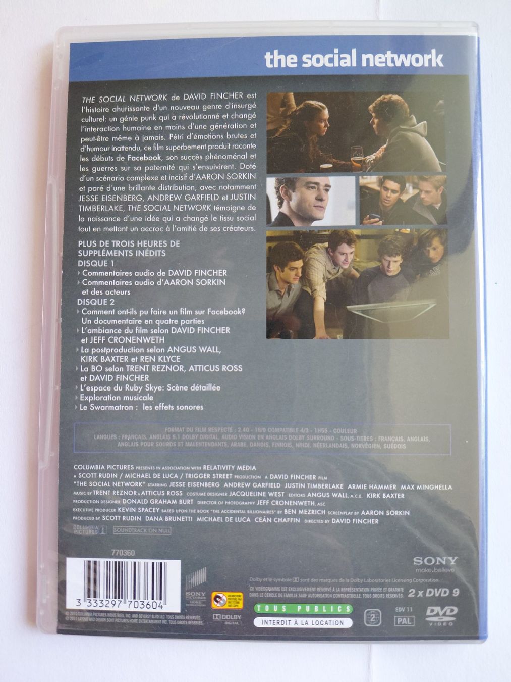 Alle DVDs: The social network – Gebraucht aus Denges von Hellboy10 1