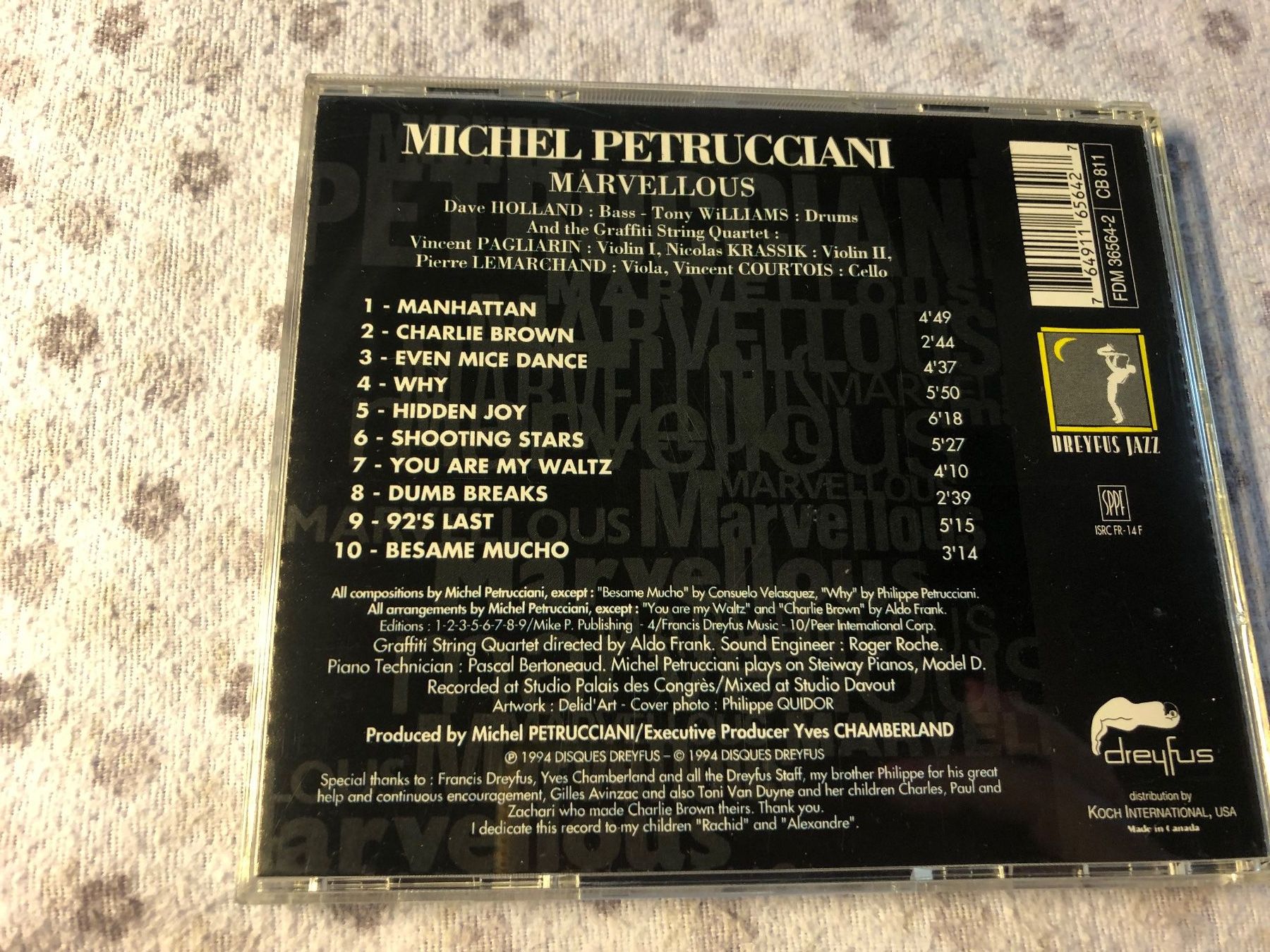 CDs: Michel Petrucciani - Marvellous CD Jazz – Gebraucht aus Schübelbach von Bemafaja 1