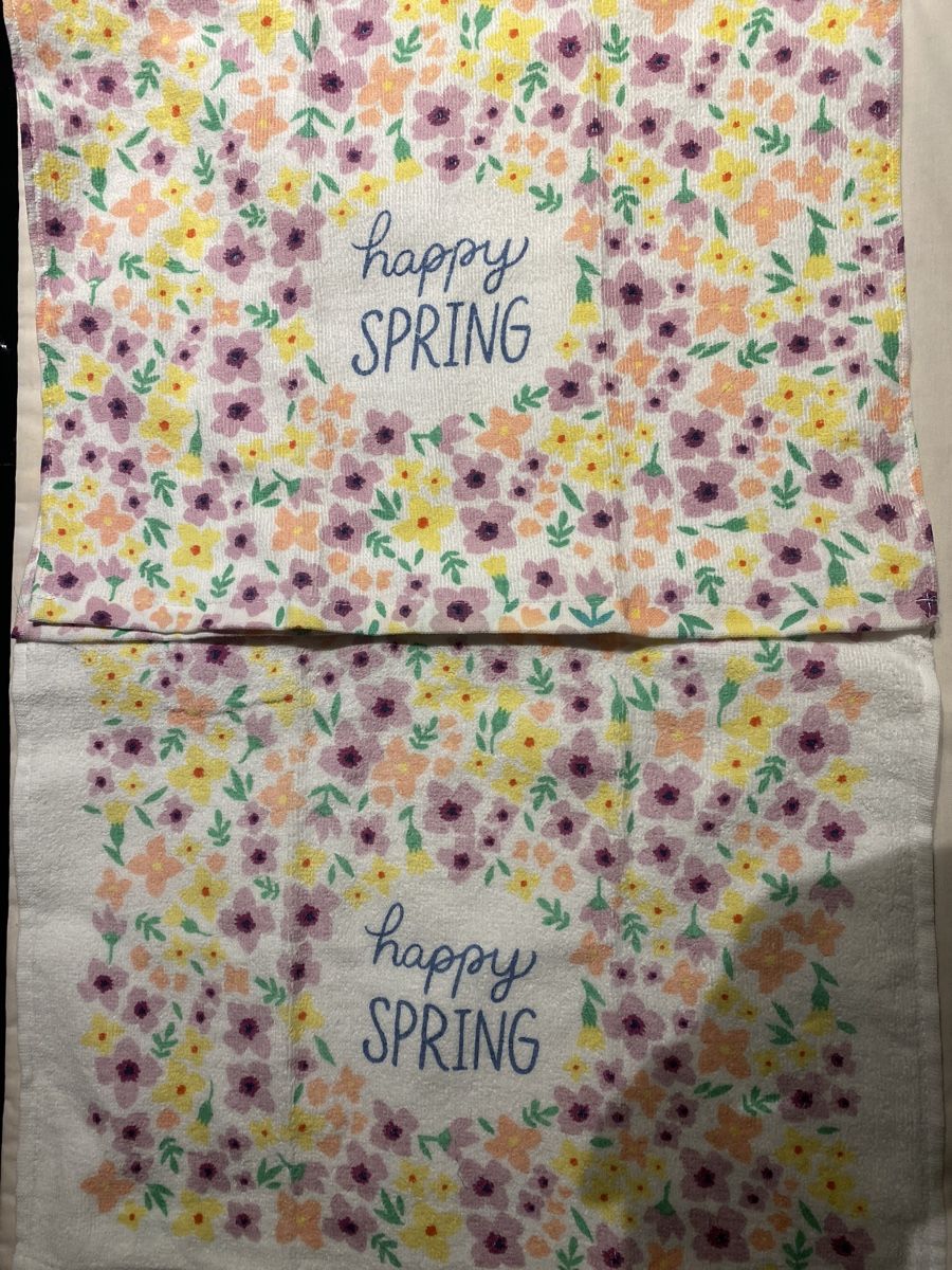 Küchentücher: 2x "Happy Spring" Floral Kitchen Towels, New – Neu und originalverpackt aus Buttikon SZ von Maxwelltime 1