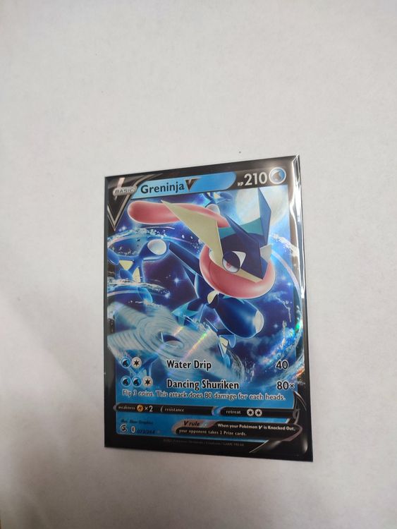 Metal Pokemon Cards Pokémon Greninja V Card - 073/264 Ultra Rare