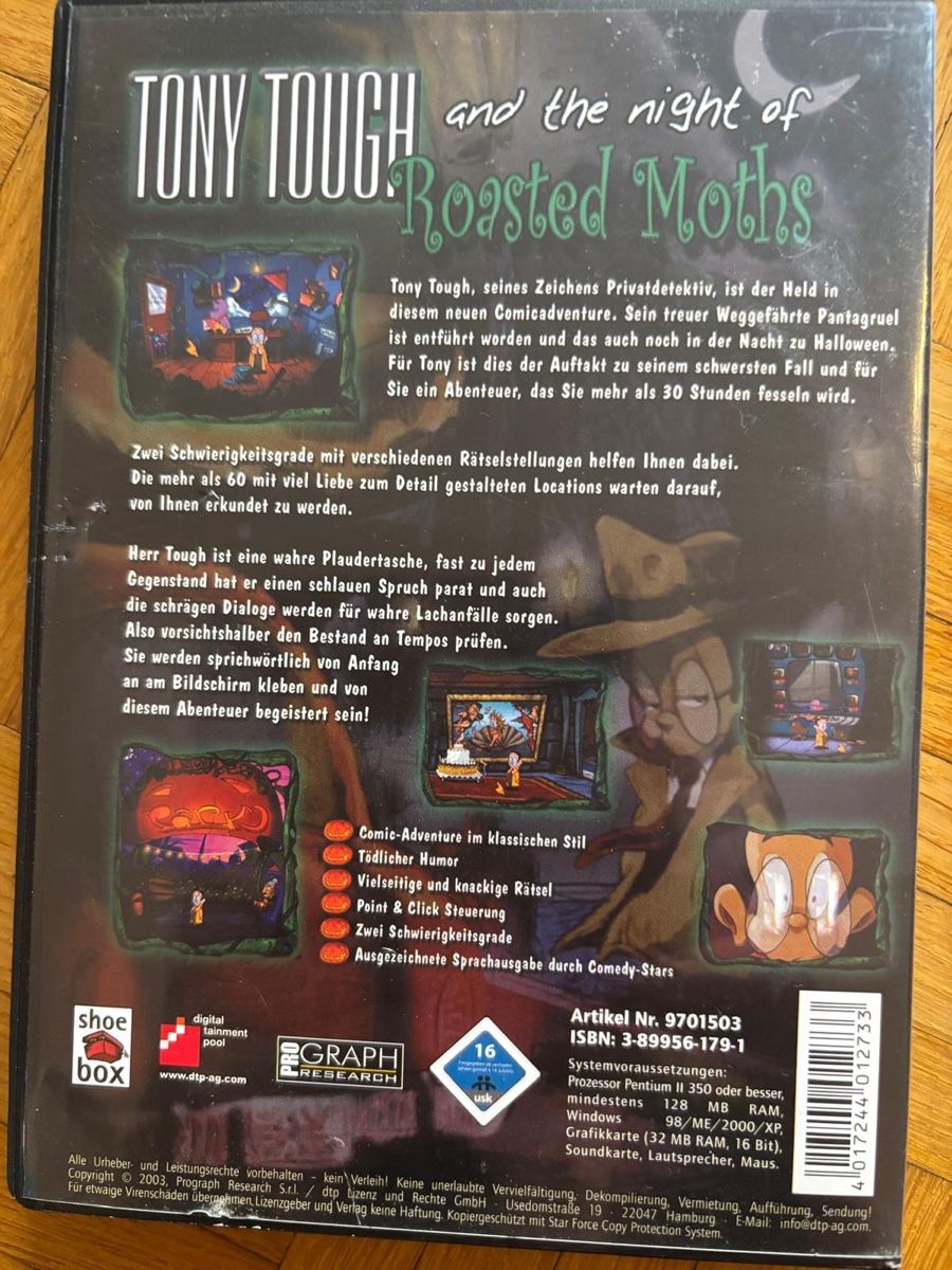 Giochi: Tony Tough PC CD-Rom Spiel – Usato da Brunnen venduto da pel_vk7g 1