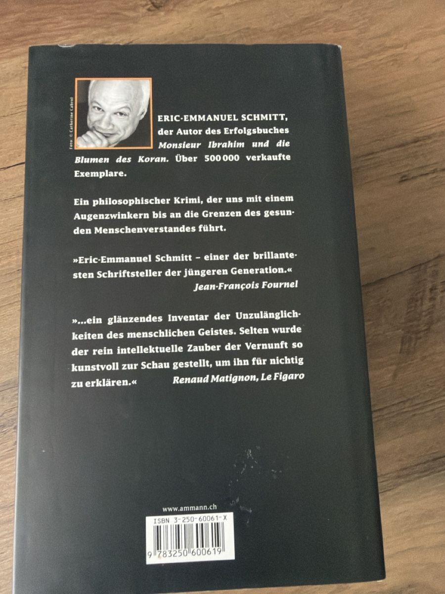 Livres: Eric-Emmanuel Schmitt – Neuf (Voir description) à Horn par gabmei 1