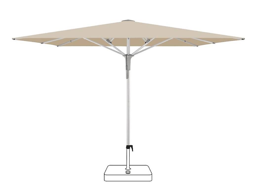 Glatz Ombrelloni: Sonnenschirm FORTERO Pro 350x250cm Farbe: Cream – Usato da Oftringen venduto da elloco22