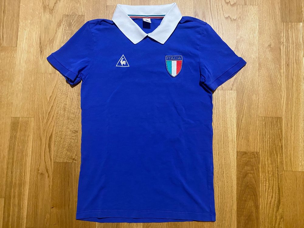 Maillot Vintage Italie Domicile 1982 N°17 - Le Coq Sportif - Taille S