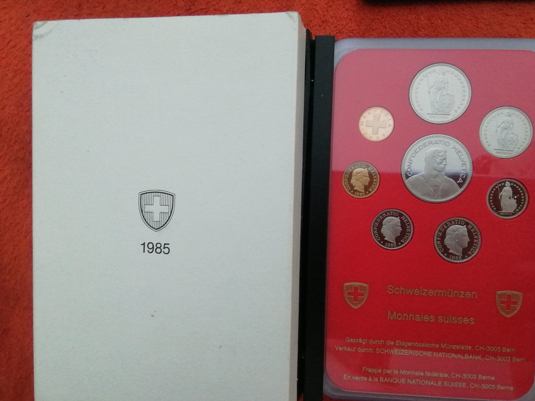 Tutti le monete: Münzsatz 1985 PP – Nuovo e nell'imballaggio originale da Fahrweid venduto da Chroni55 1