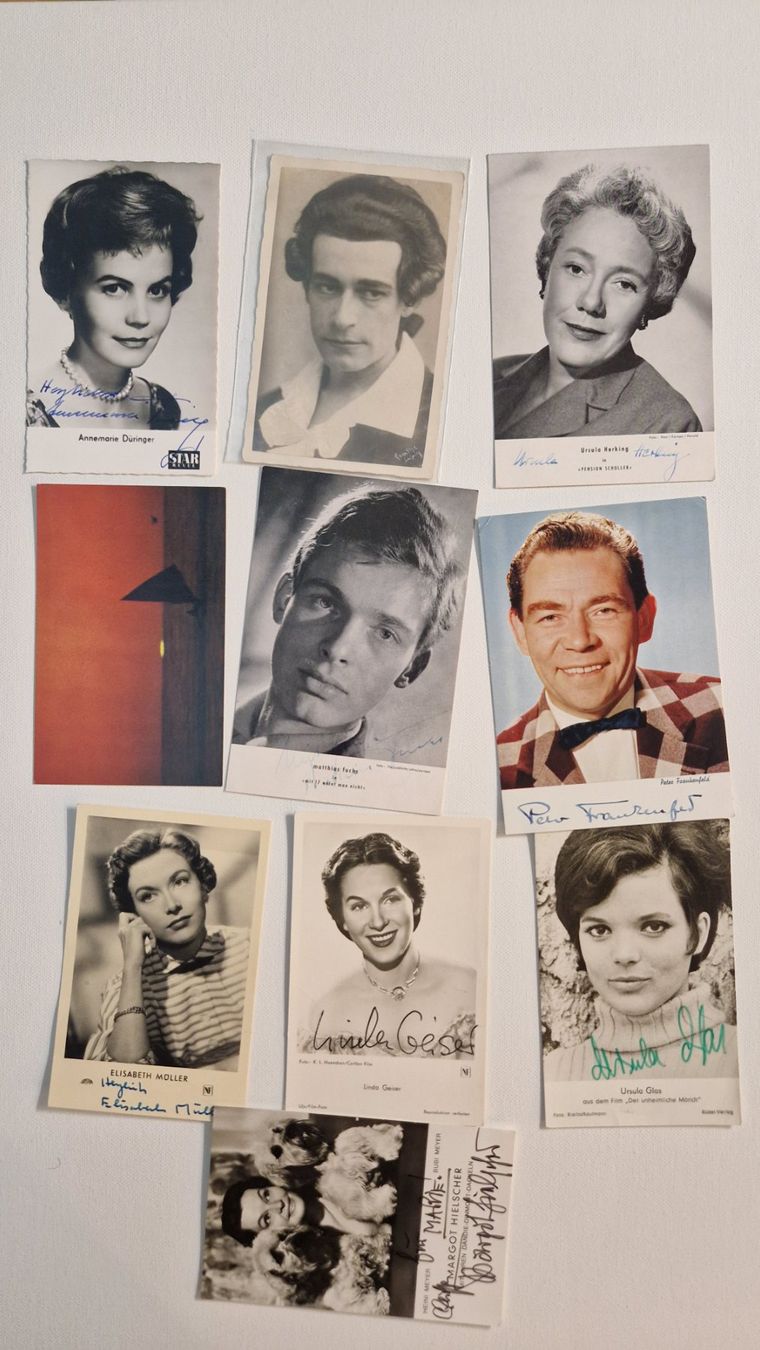 Autografi: 20 Original Autogramme alt - Schauspieler CH / D (Package 2) – Usato da Salmsach venduto da aacs65 1