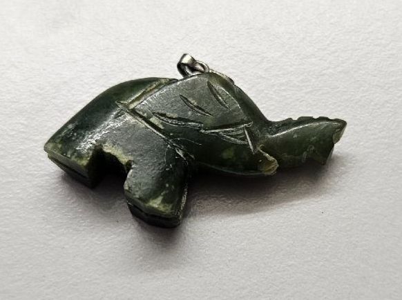 Ciondoli: Elefant Anhänger Jade  Handarbeit Glücksbringer – Usato da Urdorf venduto da Colina 5