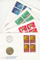 SBK 632 - 635 im 4er-Block FDC
